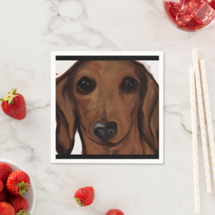 DACHSHUND SERVIETTE