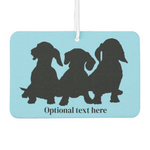 Dachshund-Silhouette Autolufterfrischer