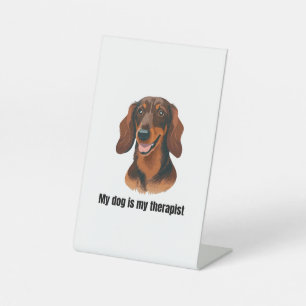 Dachshund Sockelschild