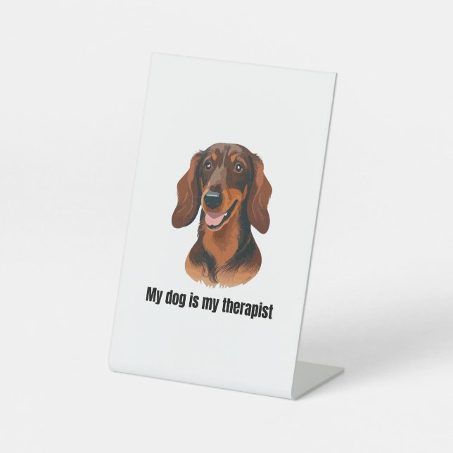 Dachshund Sockelschild (Vorderseite)