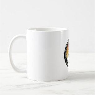 Dachshund-Sonnenuntergangs-Shirt Vintage-Hundelieb Kaffeetasse