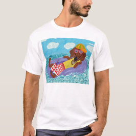 Dachshund Strandbumme T-Shirt