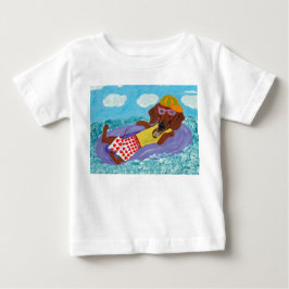 Dachshund Strandfaulenzer Baby T-shirt
