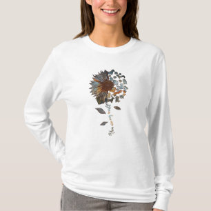 Dachshund Sunflower You Are My World Dog Lovers T-Shirt