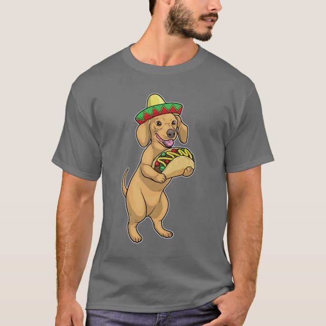 Dachshund-Taco T-Shirt (Vorderseite)