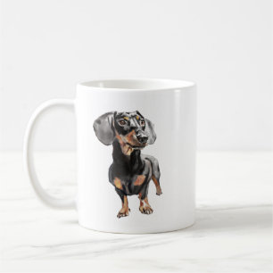 Dachshund-Tasse – Kaffee-Tasse mit Sausage Dog, Wi Kaffeetasse