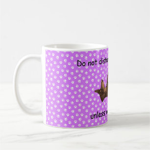 Dachshund-Tasse nicht stören Kaffeetasse