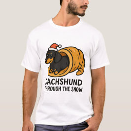Dachshund Through The Snow T-Shirt