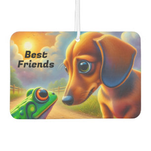 DACHSHUND UND FROSCH AUTOLUFTERFRISCHER