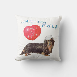 Dachshund Valentinstag Kissen
