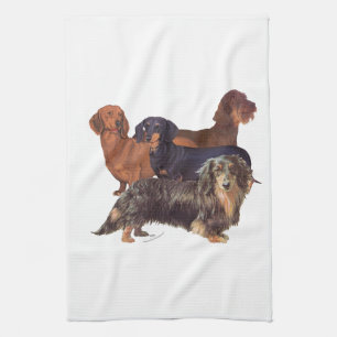 Dachshund-Varietäten Handtuch
