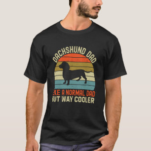 Dachshund-Vater-Definition Vintage Retro T-Shirt