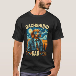 Dachshund-Vater für Dachshund-Hund Haustier Für Mä T-Shirt