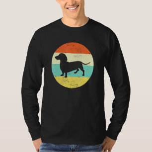 Dachshund Vintage Retro 80er Doxie Hunde-Mama Hund T-Shirt