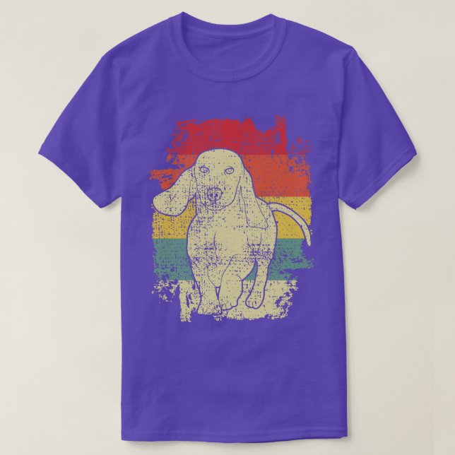 Dachshund Vintage T-Shirt (Design vorne)