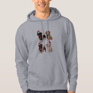 Dachshund Weihnachten Hundemama Liebhaber Weihnach Hoodie