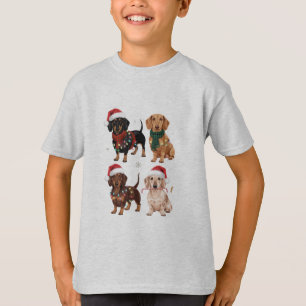 Dachshund Weihnachten Hundemama Liebhaber Weihnach T-Shirt