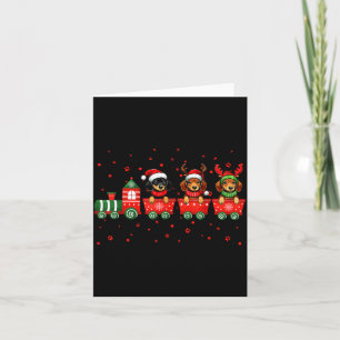 Dachshund Weihnachts Hund Lichter Santa Xmas Haust Karte