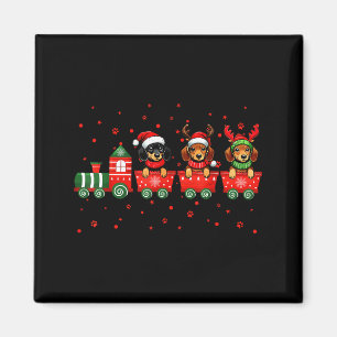 Dachshund Weihnachts Hund Lichter Santa Xmas Haust Magnet