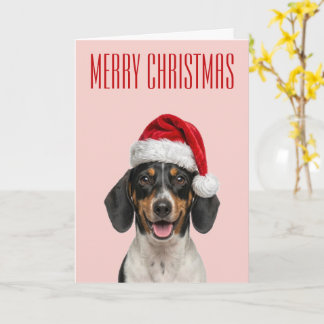 Dachshund-Weihnachtsfreude Karte