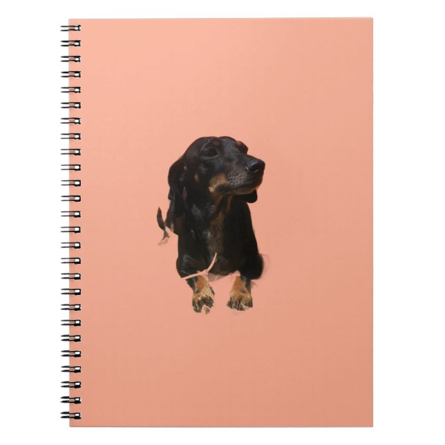 Dachshund-Welpe Notizblock (Vorderseite)