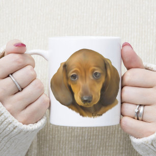 Dachshund-Welpe Tasse