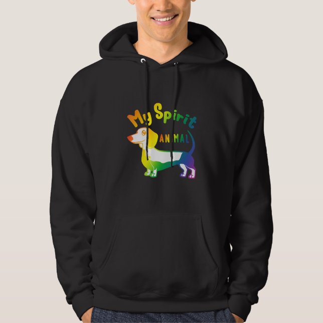 Dachshund Wiener Dog  Hoodie for Doxie (Vorderseite)