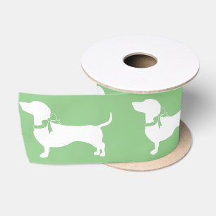Dachshund Wiener Dog Welpe Satinband