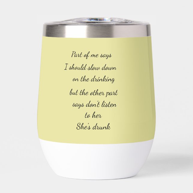 Dachshund Wine Drinker (Vorderseite)