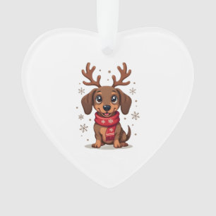Dachshund Winterfreude Ornament