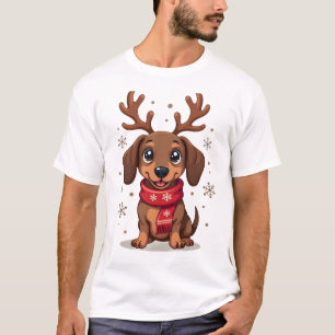 Dachshund Winterfreude T-Shirt