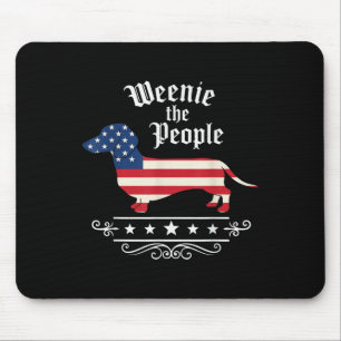 Dachshund Würstchen Die Leute Lustige Amerikanisch Mousepad