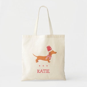 Dachshund Wursthund Liebhaber Geschenk Weihnachten Tragetasche