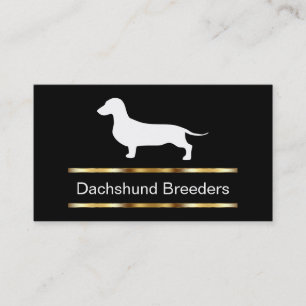 Dachshund-Züchter Visitenkarten Visitenkarte