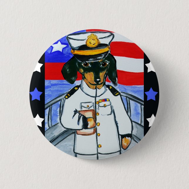 Dachshunde Button (Vorderseite)