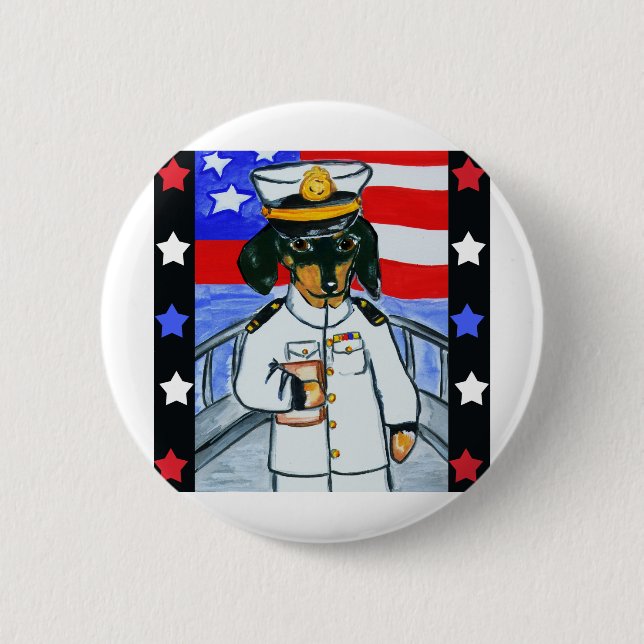 Dachshunde Button (Vorderseite)