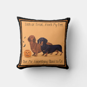 Dachshunde Halloween Kissen