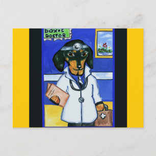 Dachshunde Postkarte
