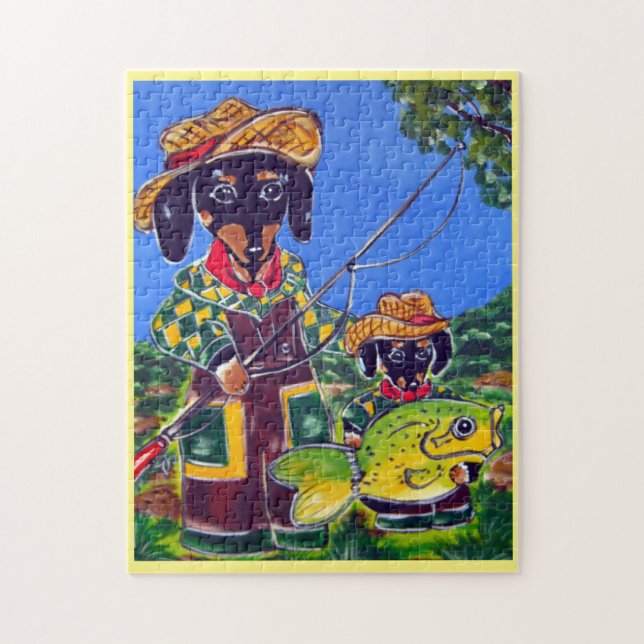 Dachshunde Puzzle (Vertikal)