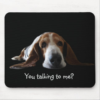 DachshundMausunterlage, Sie sprechend mit mir? Mousepad