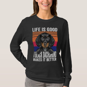 Dachshunds machen Ihr Leben gut Vintage T-Shirt