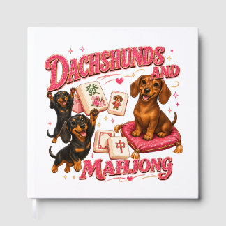 Dachshunds und Mahjong Gästebuch