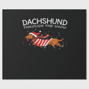 Dachshunds Weihnachtspullover Muster Klassisches T Geschenkpapier