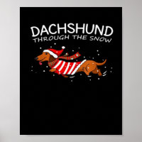 Dachshunds Weihnachtspullover Muster Klassisches T