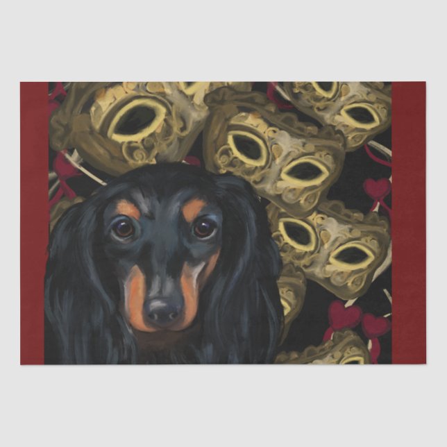 DACHSUND      SEIDENPAPIER (Vorderseite)