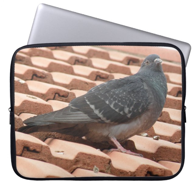 Dachtaube Laptop-Bag Laptopschutzhülle (Vorderseite)