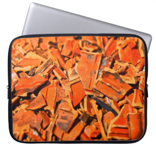 Dachziegel, rote Dachpaneele Laptopschutzhülle