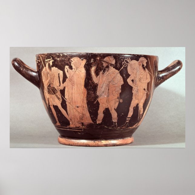 Dachzieh-Skyphos Poster (Vorne)