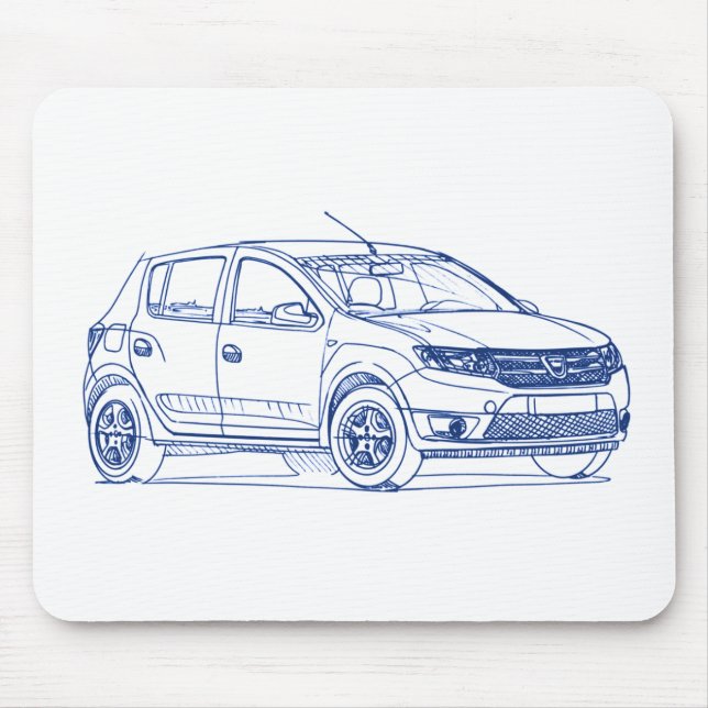 Dacia Sandero 2013 Mousepad (Vorne)