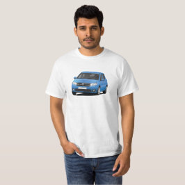 Dacia Sandero Illustration - blau T-Shirt